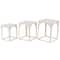 Metal Nested Accent Table with Large Arched Cutouts Set